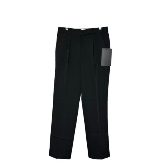Tuckernuck Black Pleated Duncan Trouser | Size XL | NWT | High-Rise Straight Leg - Picture 4 of 10